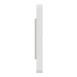 Plaque de finition Odace Touch S520804 Blanc 2 postes