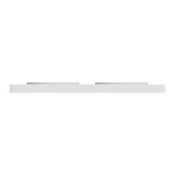 Plaque de finition Odace Touch S520804L Bronze brossé et blanc 2 postes