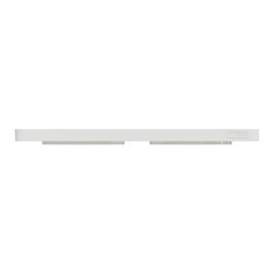 Plaque de finition Odace Touch S520804M Blanc et bois nordique 2 postes