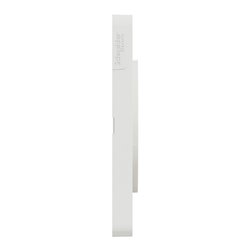 Plaque de finition Odace Touch S520804M Blanc et bois nordique 2 postes