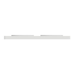 Plaque de finition Odace Touch S520804U Blanc et pierre galet 2 postes