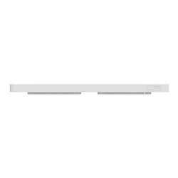 Plaque de finition Odace Touch S520804U Blanc et pierre galet 2 postes
