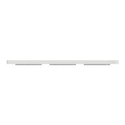 Plaque de finition Odace Touch S520806L Bronze brossé et blanc 3 postes