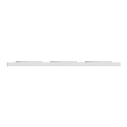 Plaque de finition Odace Touch S520806L Bronze brossé et blanc 3 postes