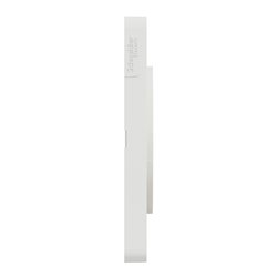 Plaque de finition Odace Touch S520806M Blanc et bois nordique 3 postes