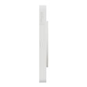 Plaque de finition Odace Touch S520806M Blanc et bois nordique 3 postes