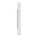 Plaque de finition Odace Touch S520806M Blanc et bois nordique 3 postes