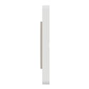 Plaque de finition Odace Touch S520806N Blanc et bois naturel 3 postes