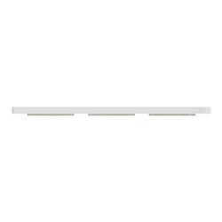 Plaque de finition Odace Touch S520806N Blanc et bois naturel 3 postes