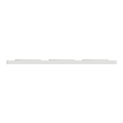 Plaque de finition Odace Touch S520806R Blanc et translucide blanc 3 postes