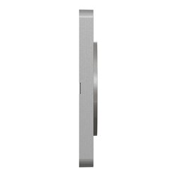 Plaque de finition Odace Touch S530802KG Kvadrat en tissus Perle liseré aluminium 1 poste