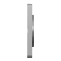 Plaque de finition Odace Touch S530802KB Kvadrat en tissus Ombre liseré aluminium 1 poste