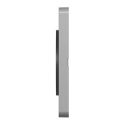 Plaque de finition Odace Touch S530802KB Kvadrat en tissus Ombre liseré aluminium 1 poste