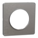 Plaque de finition Odace Touch S530802J Aluminium et aluminium brossé 1 poste