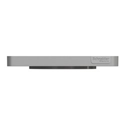 Plaque de finition Odace Touch S530802J Aluminium et aluminium brossé 1 poste