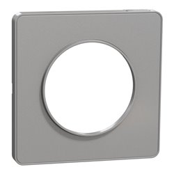 Plaque de finition Odace Touch S530802 Aluminium 1 poste