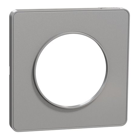 Plaque de finition Odace Touch S530802 Aluminium 1 poste Plaque de finition Odace Touch S530802 Aluminium 1 poste