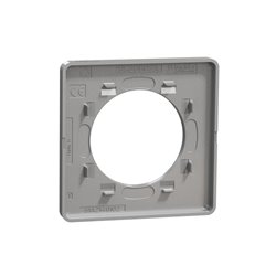 Plaque de finition Odace Touch S530802 Aluminium 1 poste