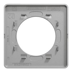 Plaque de finition Odace Touch S530802 Aluminium 1 poste