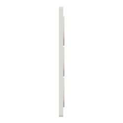Plaque de finition Odace Touch S520816N Blanc et bois naturel 3 postes verticaux