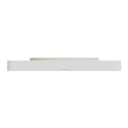 Plaque de finition Odace Touch S520816N Blanc et bois naturel 3 postes verticaux