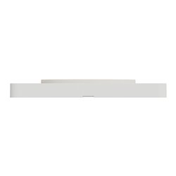 Plaque de finition Odace Touch S520816M Blanc et bois nordique 3 postes verticaux