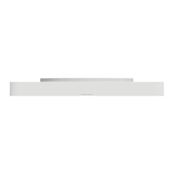 Plaque de finition Odace Touch S520816L Bronze brossé et blanc 3 postes verticaux