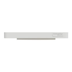 Plaque de finition Odace Touch S520814M Blanc et bois nordique 2 postes verticaux