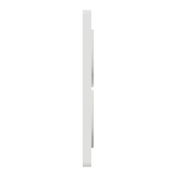 Plaque de finition Odace Touch S520814L Bronze brossé et blanc 2 postes verticaux
