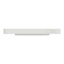 Plaque de finition Odace Touch S520814 Blanc 2 postes verticaux