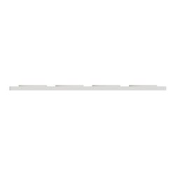 Plaque de finition Odace Touch S520808N Blanc et bois naturel 4 postes
