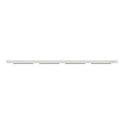 Plaque de finition Odace Touch S520808M Blanc et bois nordique 4 postes