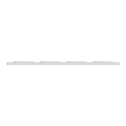Plaque de finition Odace Touch S520808M Blanc et bois nordique 4 postes