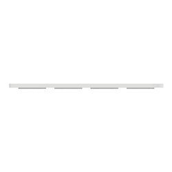 Plaque de finition Odace Touch S520808L Bronze brossé et blanc 4 postes