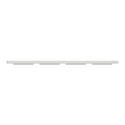 Plaque de finition Odace Touch S520808 Blanc 4 postes