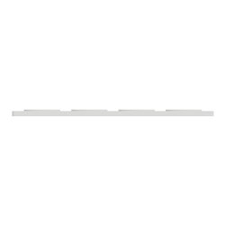 Plaque de finition Odace Touch S520808 Blanc 4 postes