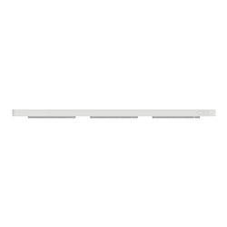 Plaque de finition Odace Touch S520806U Blanc et pierre galet 3 postes