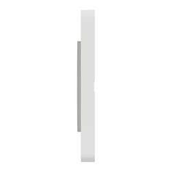 Plaque de finition Odace Touch S520806U Blanc et pierre galet 3 postes