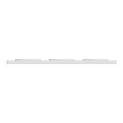Plaque de finition Odace Touch S520806U Blanc et pierre galet 3 postes