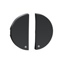 2 demi enjoliveur anthracite livré sans LED Odace S540298 Anthracite 