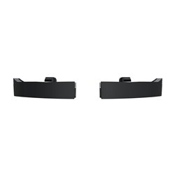 2 demi enjoliveur anthracite livré sans LED Odace S540298 Anthracite 