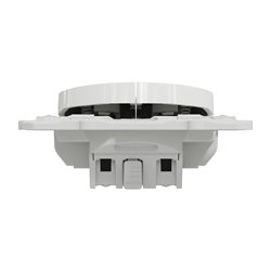 Bouton poussoir double Odace S520216 Blanc brillant 