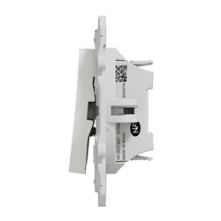 Bouton poussoir double Odace S520216 Blanc brillant 