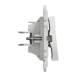 Bouton poussoir sans marquage Odace S525206 Blanc brillant 