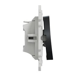 Bouton-poussoir à fermeture Odace S540206 Anthracite 