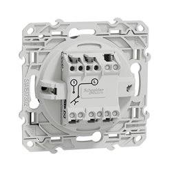 Bouton-poussoir à fermeture Odace S540206 Anthracite 