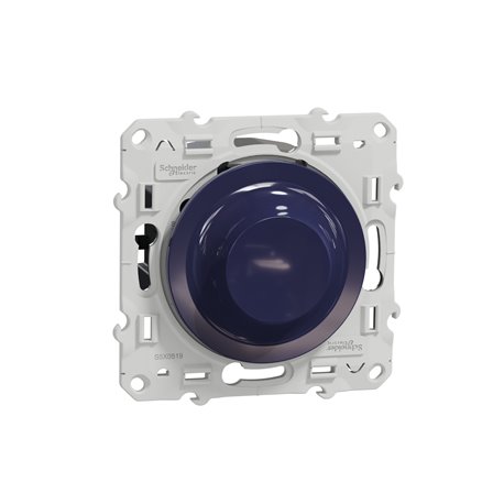 Variateur de lumière universel cablage Odace S550519 Bleu cobalt Variateur de lumière universel cablage Odace S550519 Bleu cobalt