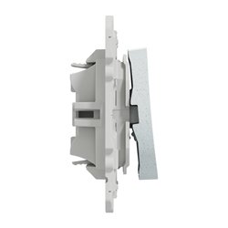 Va-et-vient Odace S510204 Blanc recyclé brillant 