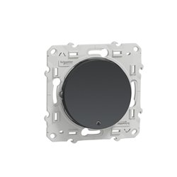 Va-et-vient lumineux ou témoin Odace S540263 Anthracite 