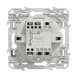 Va-et-vient lumineux ou témoin Odace S540263 Anthracite 